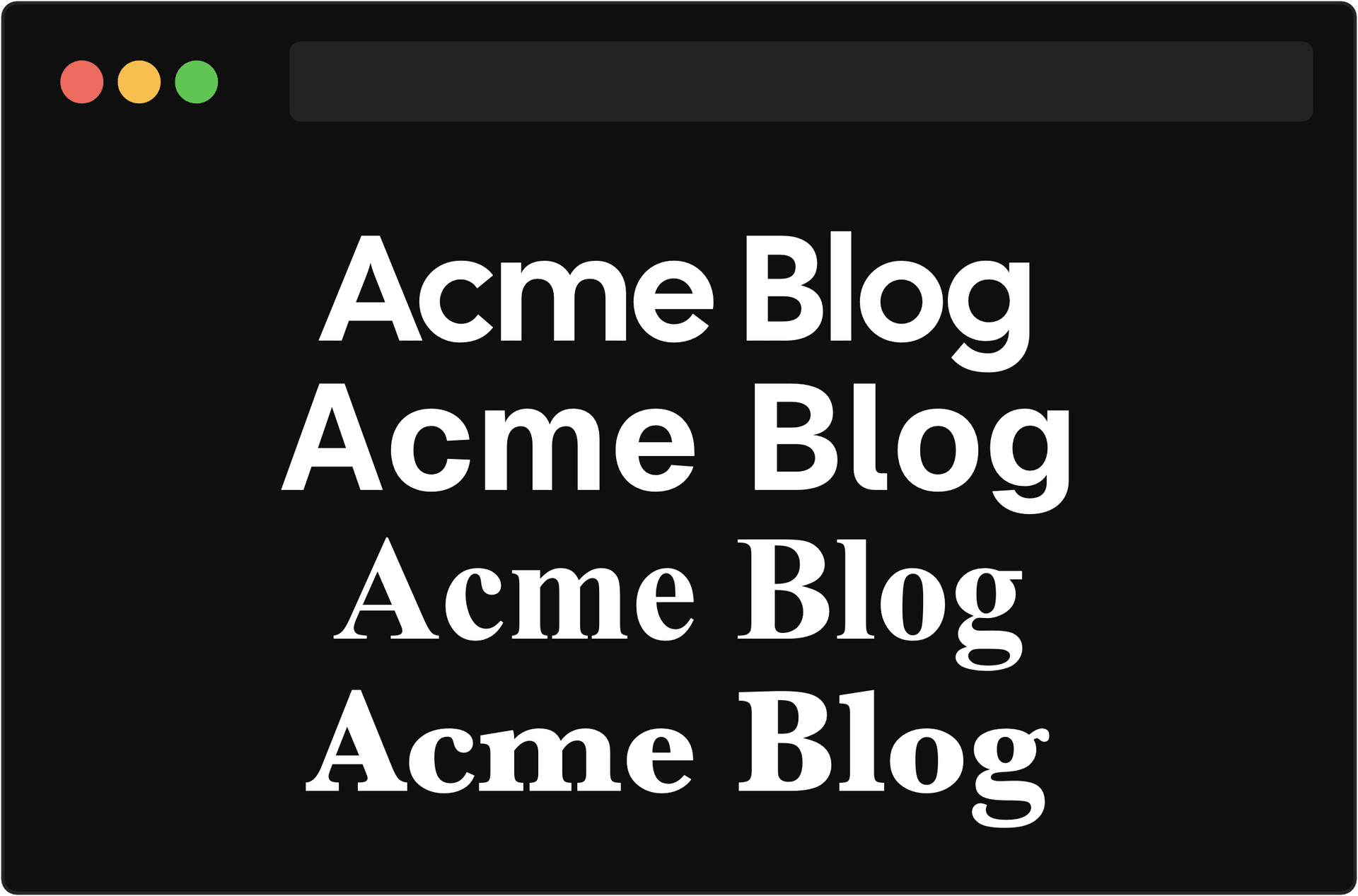 Despite having the same font-size value, fonts can take up different amounts of space.