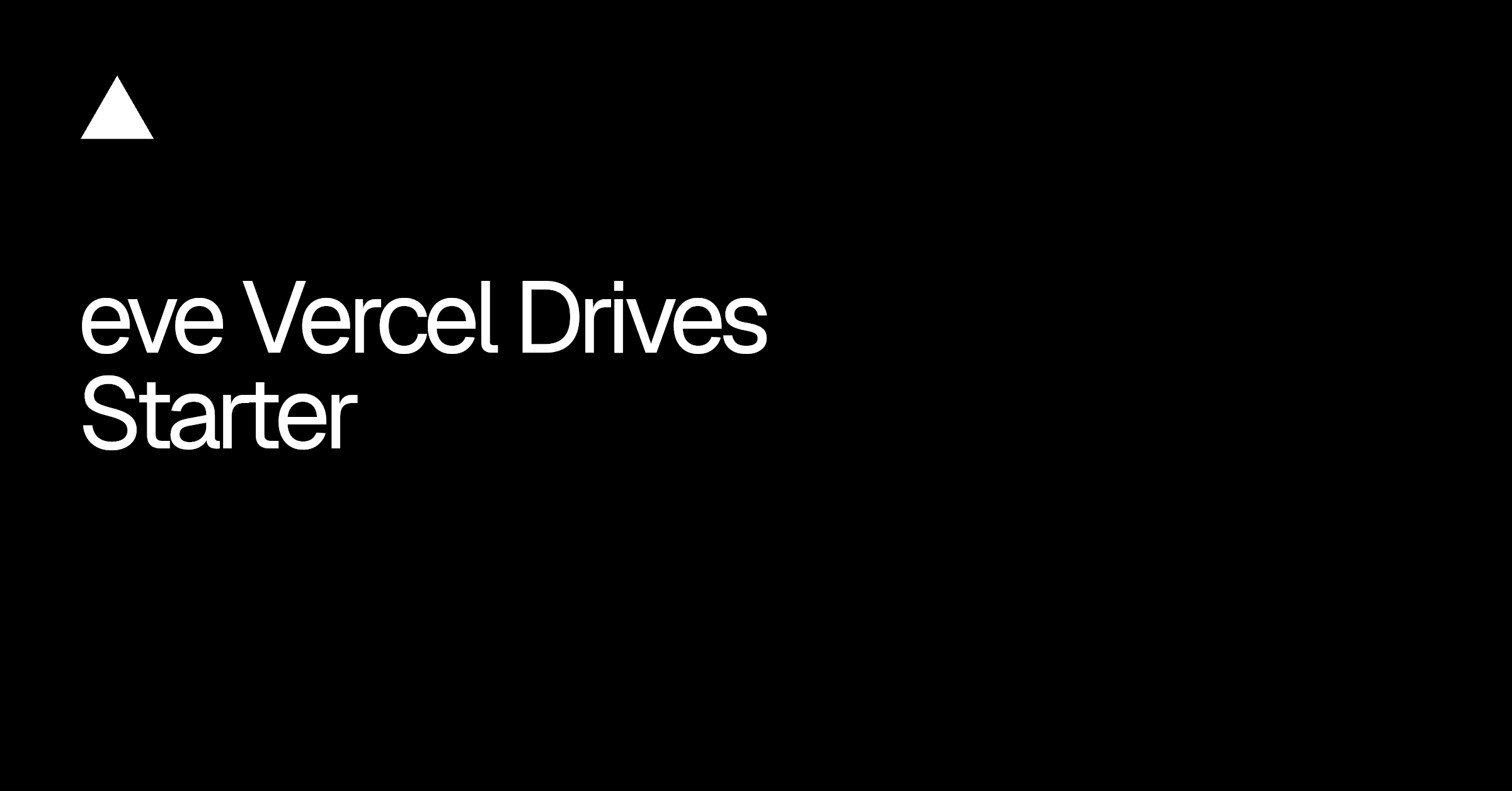 eve Vercel Drives Starter thumbnail