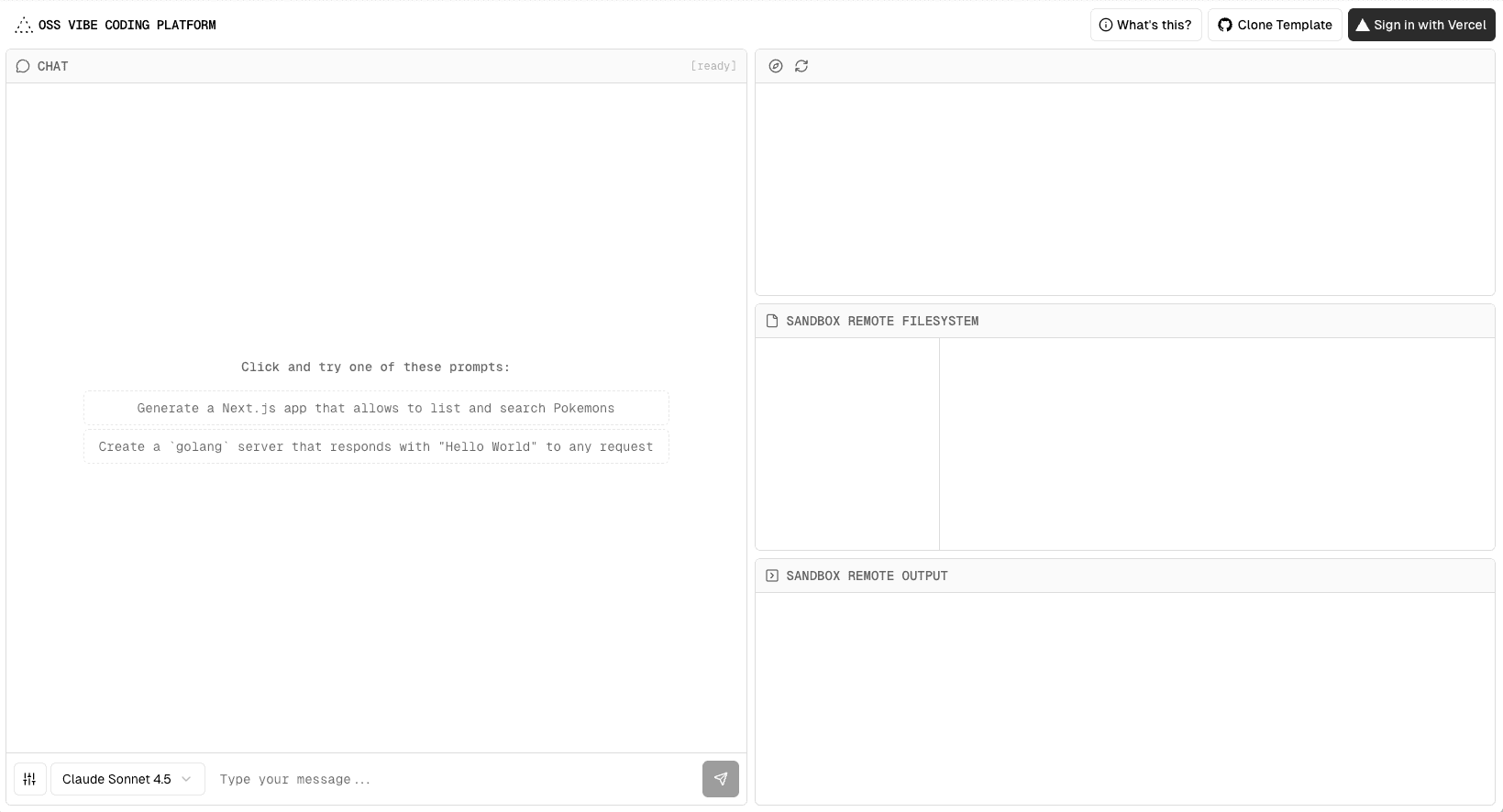 Vibe Coding Platform thumbnail